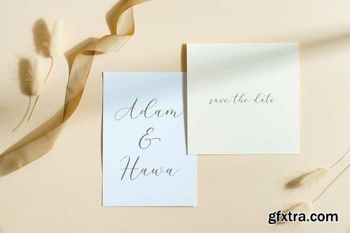 Airthay - Modern Calligraphy Wedding Font