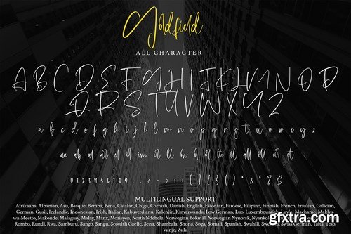 Goldfield - Lovely Calligraphy Font