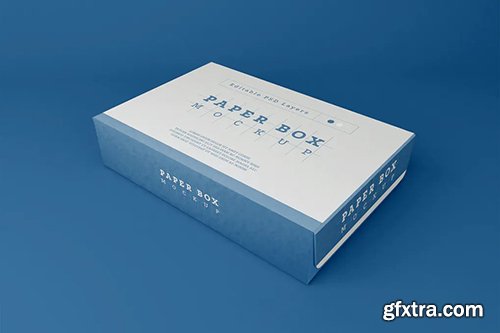 Paper Box Packaging Mockup AP6WMKM