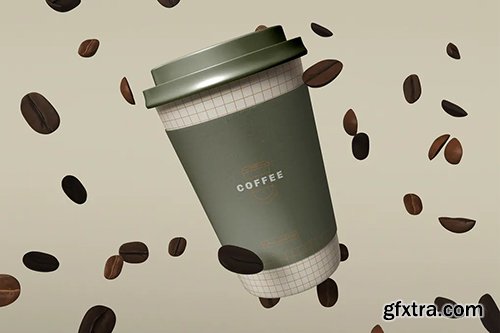 Take Away Coffee Cup Mockup G4J5WLL