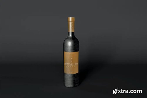 Wine Bottle Mockup