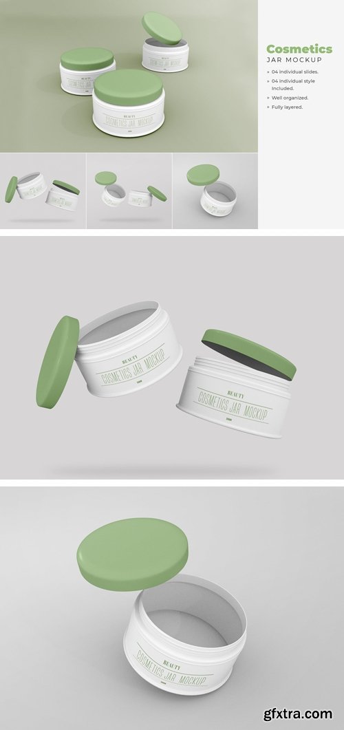 Cosmetic Jar Mockup - Vol 02