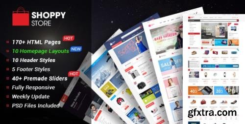 ThemeForest - ShoppyStore v1.0.0 - Multipurpose eCommerce HTML5 Template - 19341822