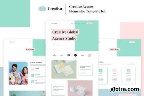 ThemeForest - Creativa v1.0.0 - Creative Agency Elementor Template Kit - 31822693