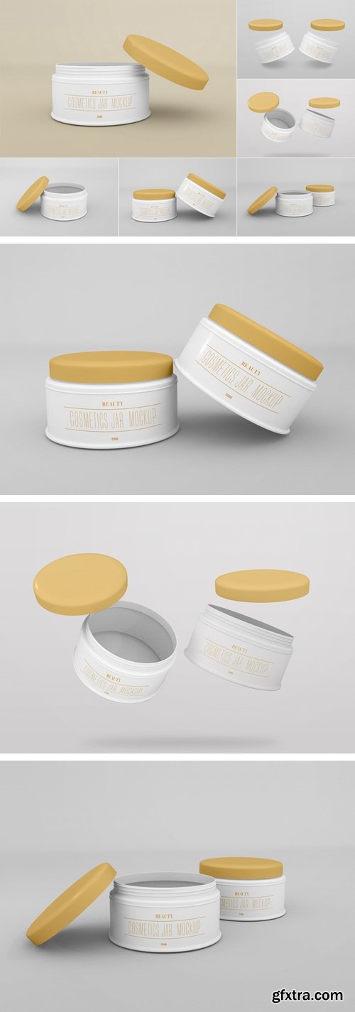 Cosmetic Jar Mockup - Vol 01