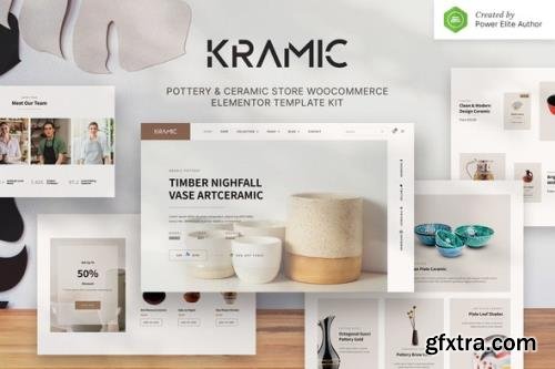 ThemeForest - Kramic v1.0.0 - Pottery & Ceramic Store WooCommerce Elementor Template Kit - 31787496