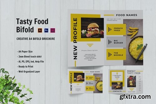 Perfect Tasty Food Bifold Brochure