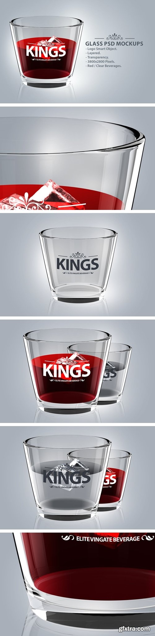 Glass Logo PSD Mockups