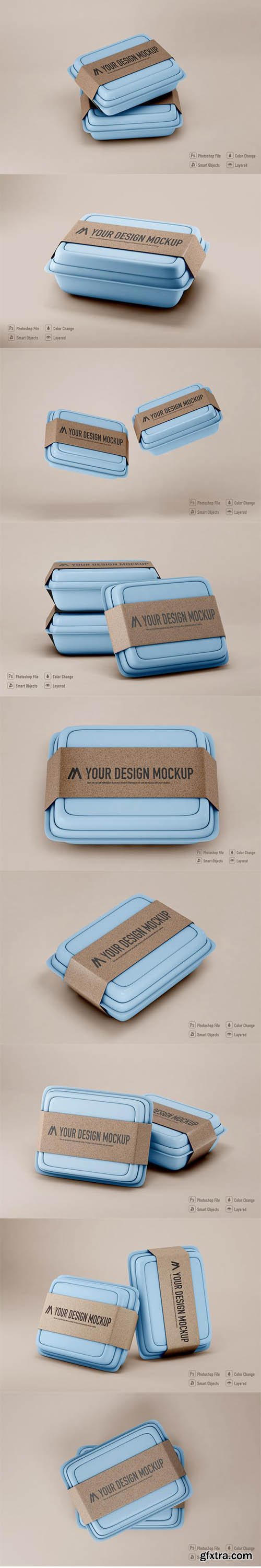 Food box mockup