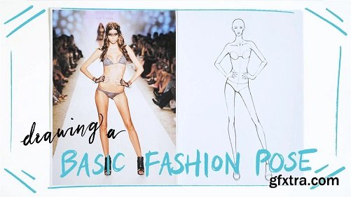 How to Draw a Basic Fashion Croquis: Creating a Pose from Photographs