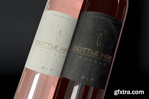 Wine Bottles Mockup 84GV735