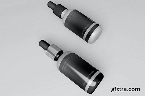 Dropper Bottles Mockup 