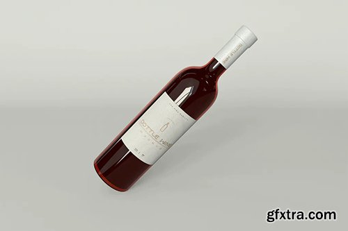 Wine Bottle Mockup D8USYXB