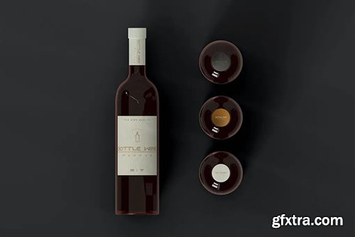 Wine Bottles Mockup SSFA7QS