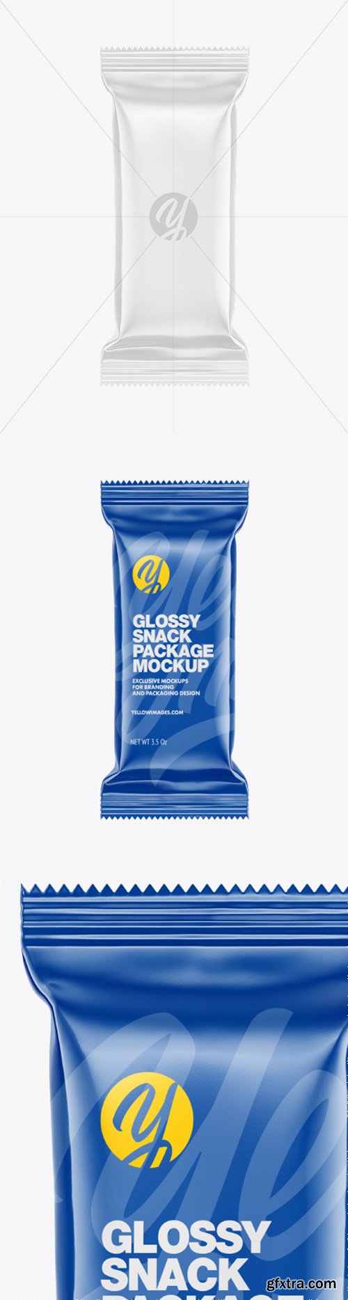 Glossy Snack Package Mockup 78739