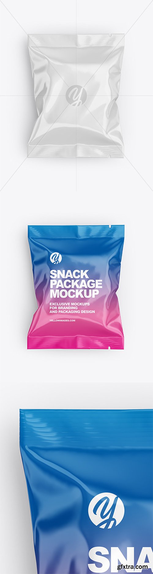 Glossy Snack Package Mockup 78988