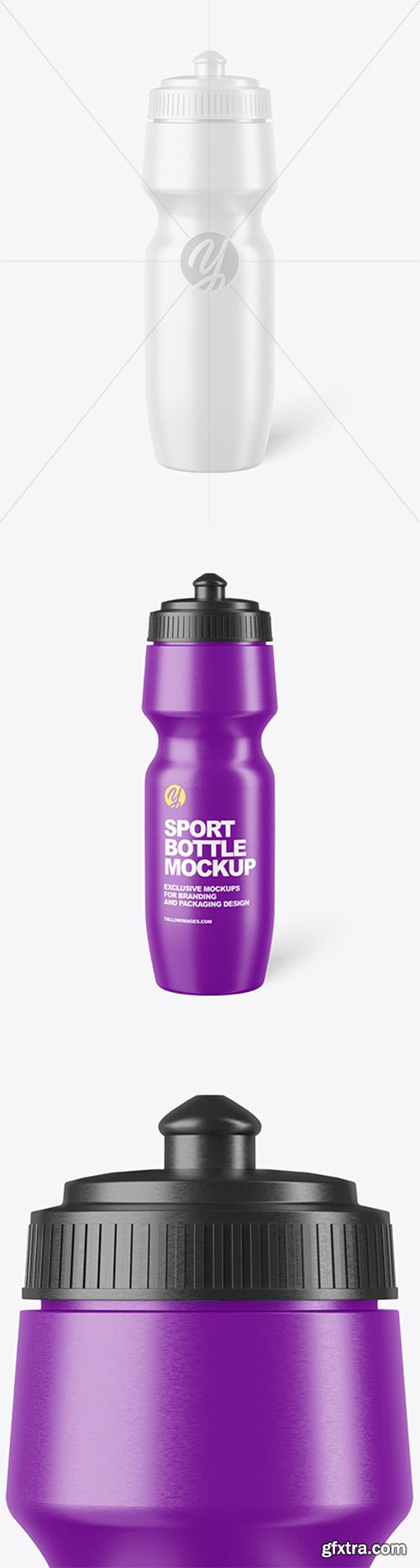 Glossy Sport Bottle Mockup 79036