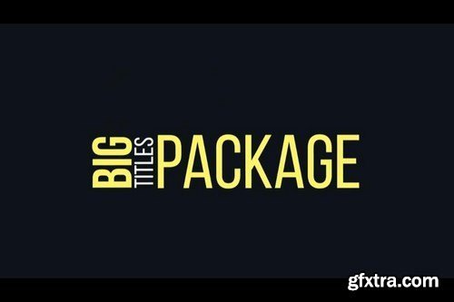 Big Typography Package After Effects Templates 20399