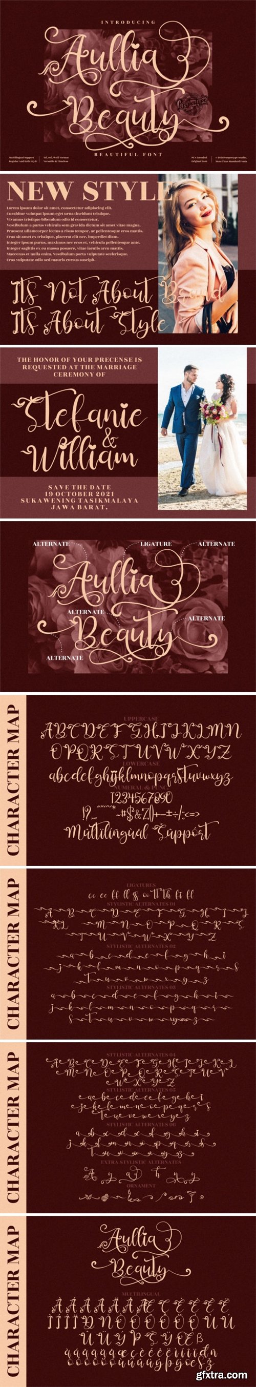 Aullia Beauty Font