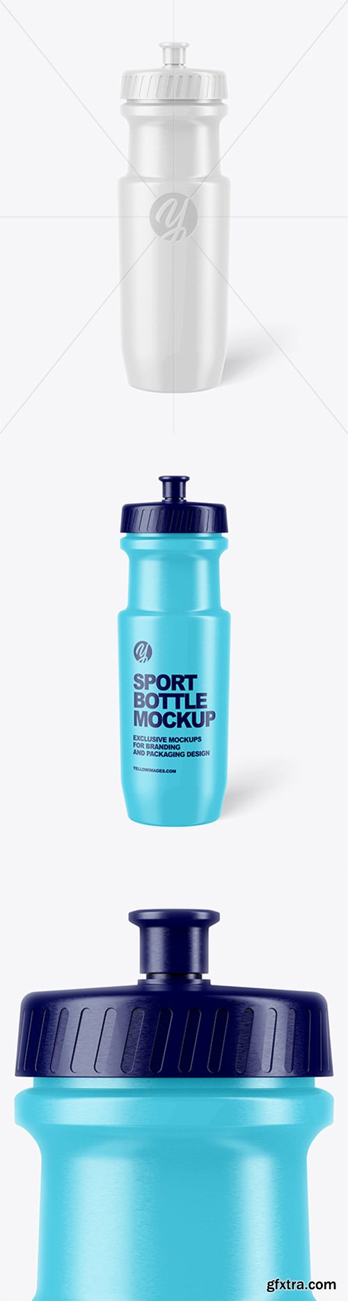 Glossy Sport Bottle Mockup 79234