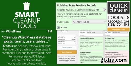 CodeCanyon - Smart Cleanup Tools v5.0 - Plugin for WordPress - 3714047