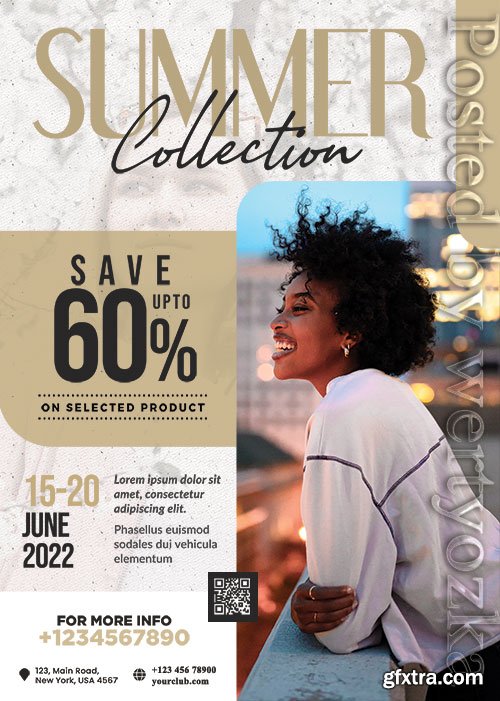 Season Fashion Sale Flyer PSD Template