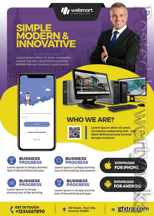 Multipurpose Corporate Business Flyer PSD