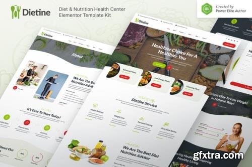 ThemeForest - Dietine v1.0.0 - Diet & Nutrition Health Center Elementor Template Kit - 31849476