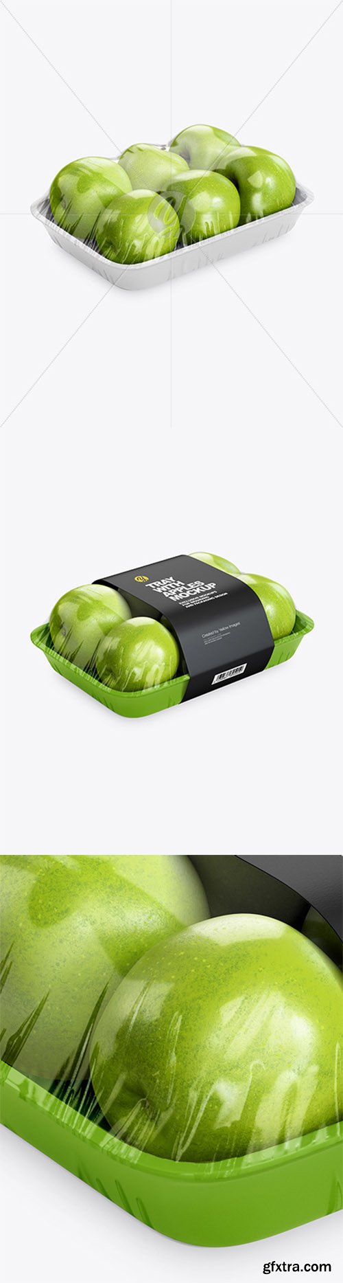 Tray with Green Apples Mockup 79257