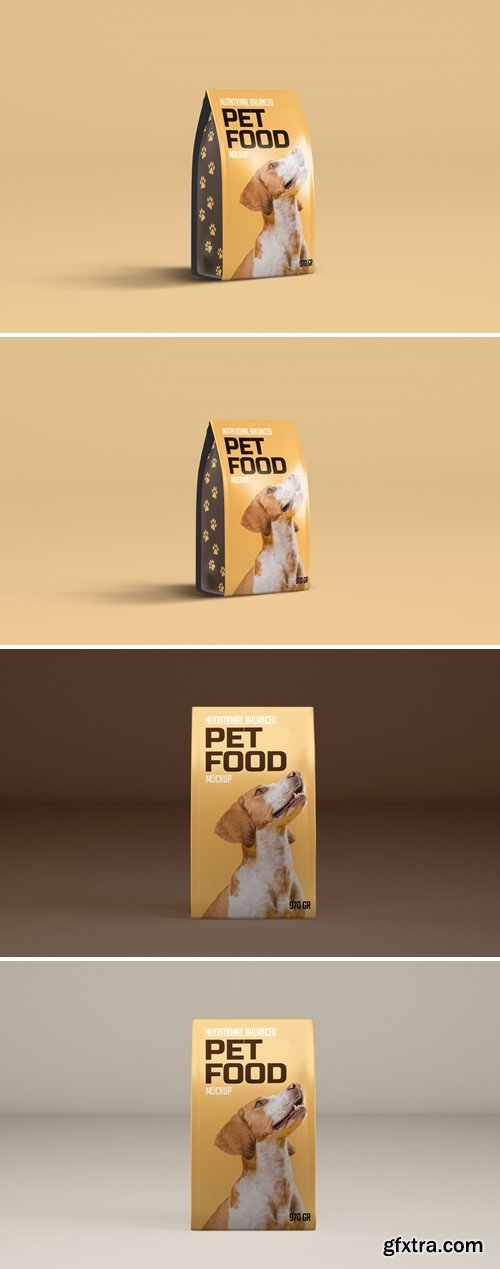 Pet Food Bag Mockup