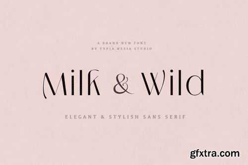 Milk and Wild - Elegant Stylish Sans Serif