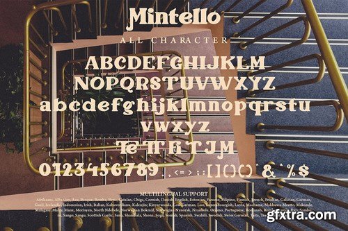 Mintello - Modern Retro Typeface