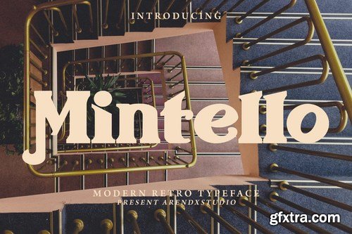 Mintello - Modern Retro Typeface