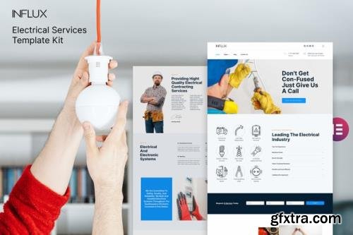 ThemeForest - Influx v1.0.0 - Electrician & Electrical Services Template Kit - 31870683