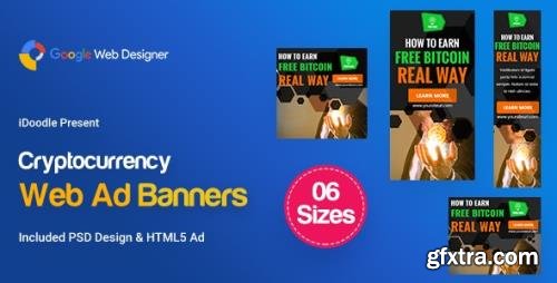 CodeCanyon - C77 - Cryptocurrency Banners HTML5 Ad (GWD & PSD) v1.0 - 24020485