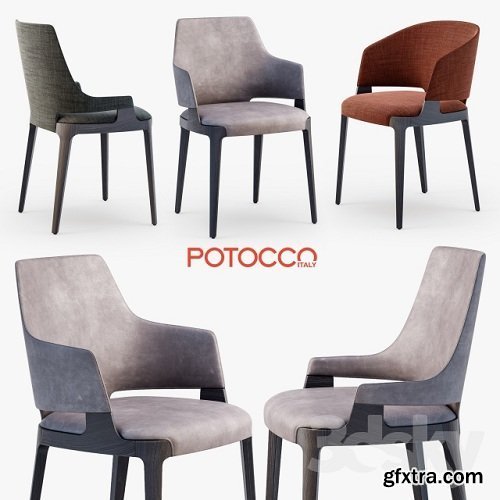 Potocco Velis chair, armchair, tub chair