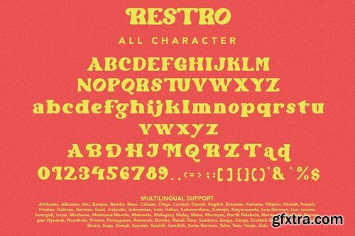 Restro - Display Font