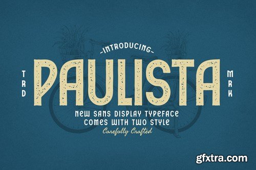 CM - Paulista Sans Display Typeface 6117620