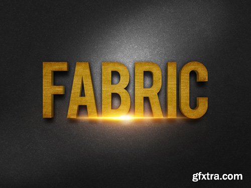 3D Gold Text Effect PSD Design Template vol 11