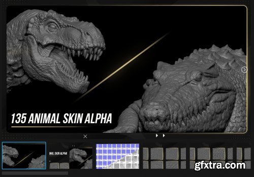 Artstation – 135 Animal Skin Alpha