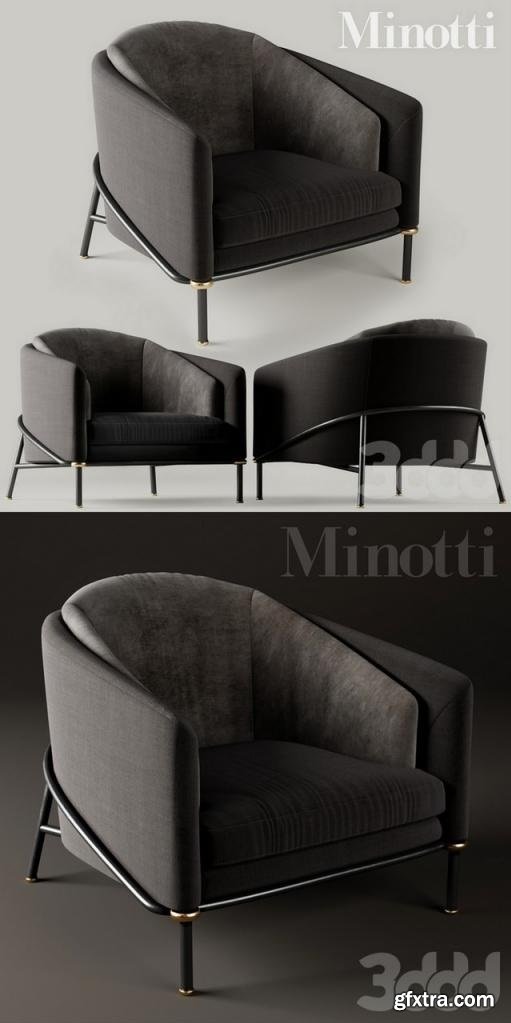 Minotti Fil noir Black