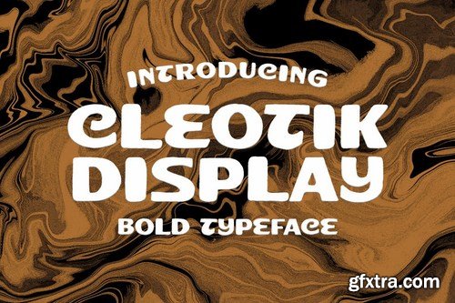 Cleotik - Vintage Display Font