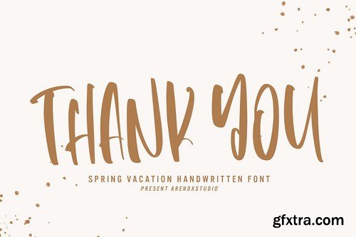 Spring Vacation - Relax Handwritten Font