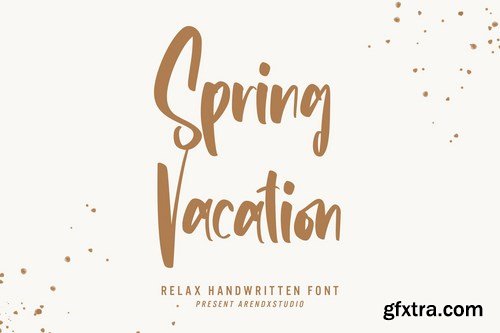 Spring Vacation - Relax Handwritten Font