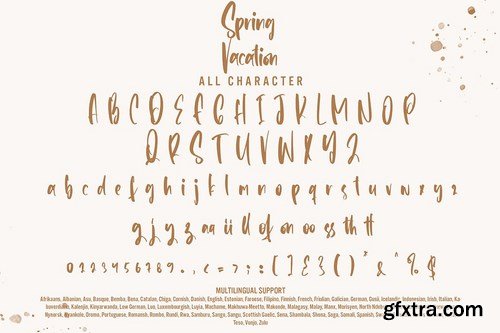 Spring Vacation - Relax Handwritten Font