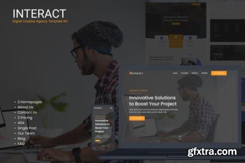 ThemeForest - Interact v1.0.0 - Digital Agency Elementor Template Kit - 31825106