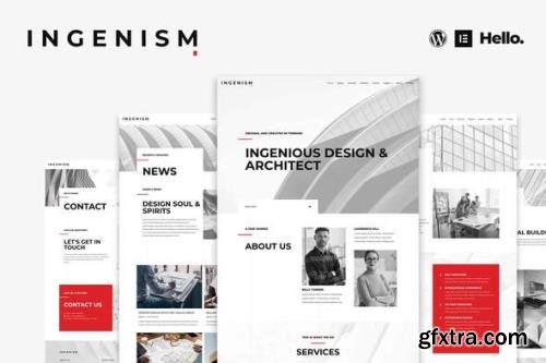 ThemeForest - INGENISM v1.0.0 - Architectural Design Agency Elementor Template Kit - 31833786