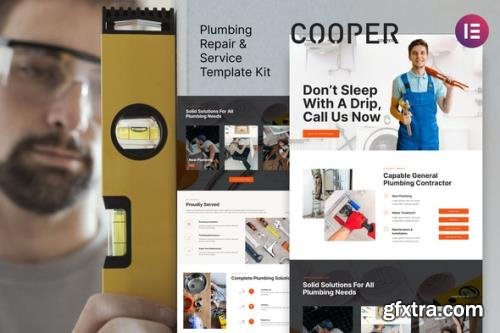 ThemeForest - Cooper v1.0.0 - Plumbing Repair Service & Maintenace Template Kit - 31880351