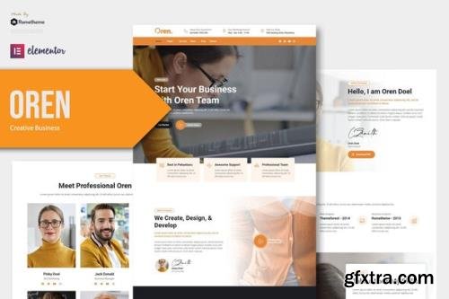 ThemeForest - Oren v1.0.1 - Creative Business Elementor Template Kit - 31870131