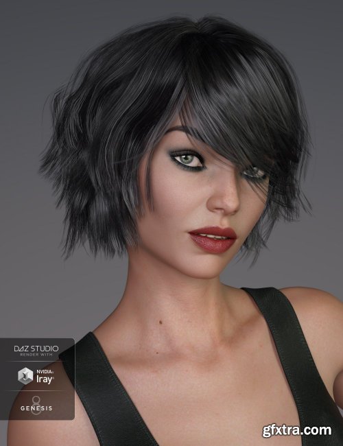 Pop Cut Hair for Genesis 3 and 8 Female(s)